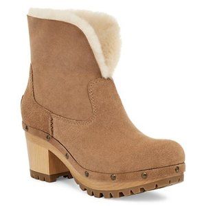 UGG | Shoes | Ugg Thebes Suede Clog Boots | Poshmark